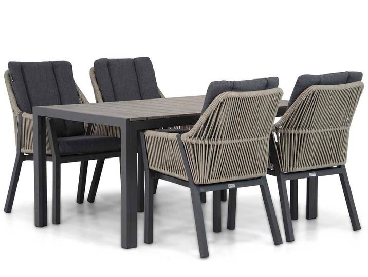 Lifestyle Garden Furniture Verona/Young 155 cm dining tuinset