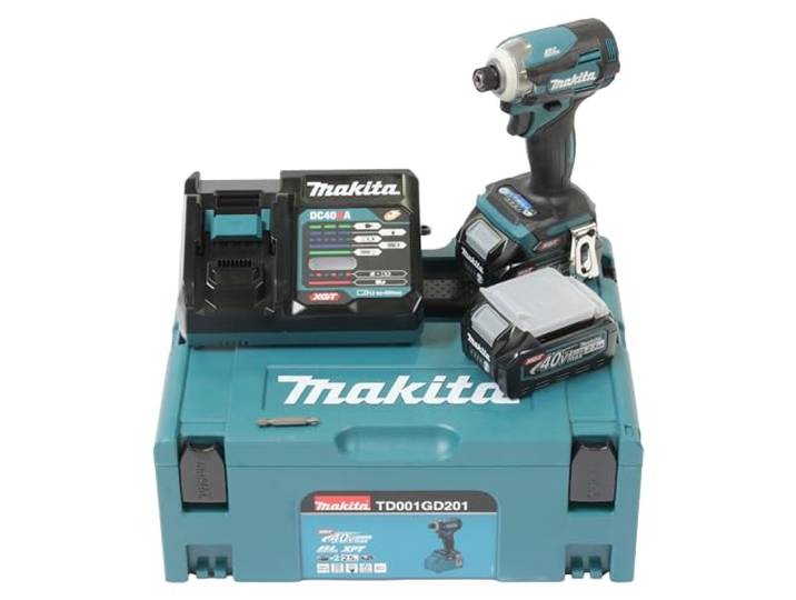 Makita Visseuse à chocs 40 v max li-ion 2\,5 ah xgt 220 nm makita - td001gd201