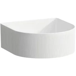 LAUFEN Sonar Waschtisch-Schale H8123414001121 34x34cm, mit Textur, ohne Hahnloch, ohne Überlauf, LCC