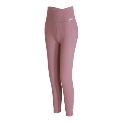 Leggings YEAZ "Leggings OBSESSED", Damen, Gr. S, US, rot, Obermaterial: 87% Nylon NY. 13% Elasthan EL., Hosen Leggings
