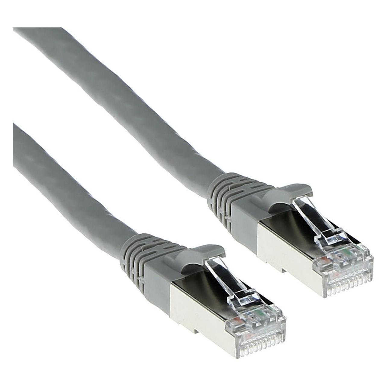 ACT Grey 25 meter LSZH SFTP CAT6A patch cable snagless with RJ45 connectors (S/FTP, CAT6a, 25 m) (FB7025)