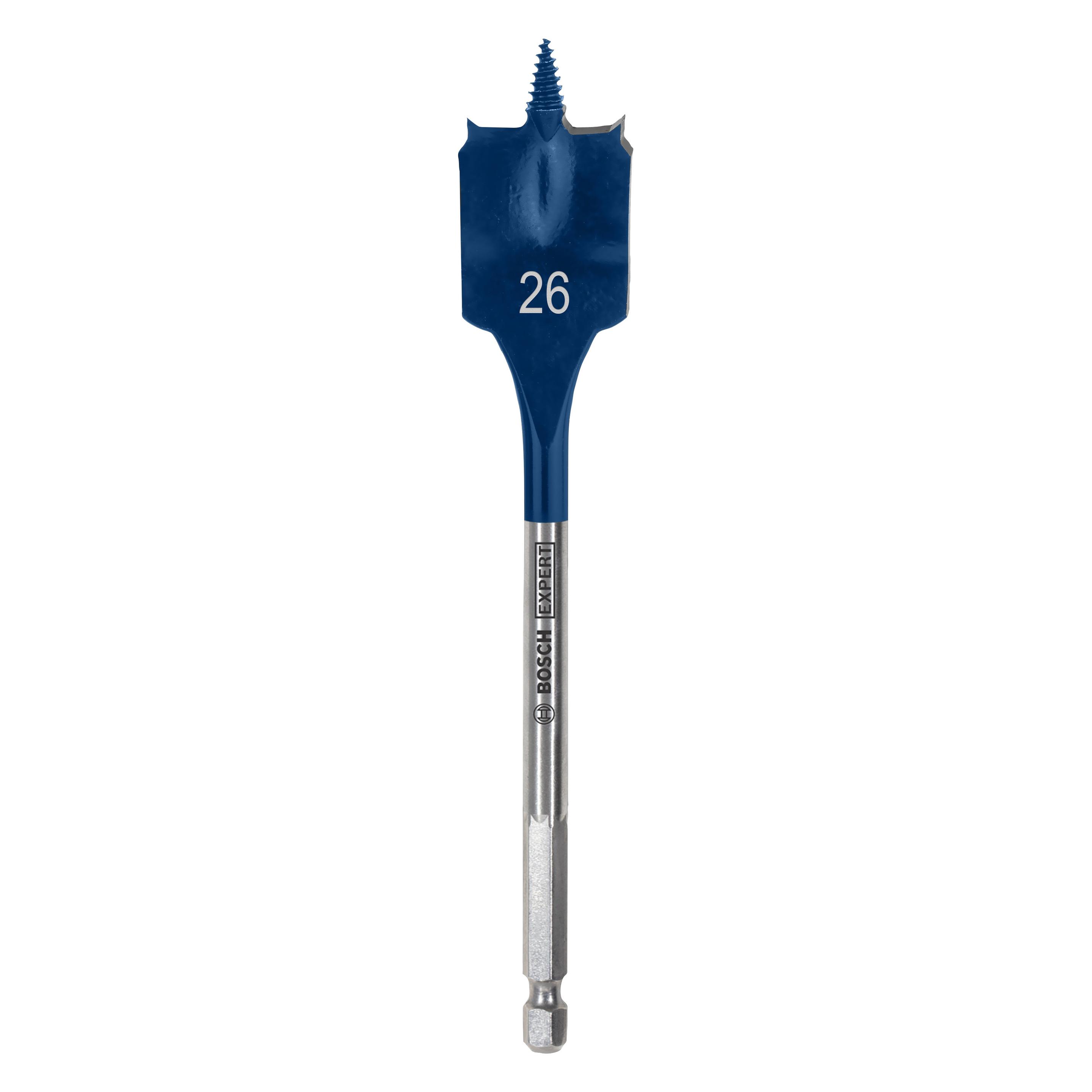 Bosch Professional Zubehör EXPERT Self Cut Speed HEX Flachfräsbohrer, 26mm x 152mm (26 mm) (2608902099)