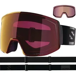 SALOMON Herren Skibrillen He/Uni GOGGLES SKARN PRIME SIGMA BLACK/PR, Größe ONE SIZE in Schwarz Schwarz
