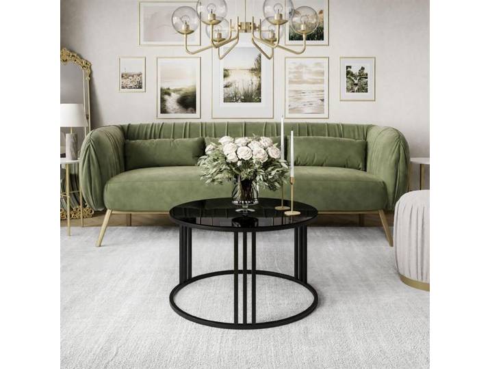 Runder Couchtisch LORI GLASS