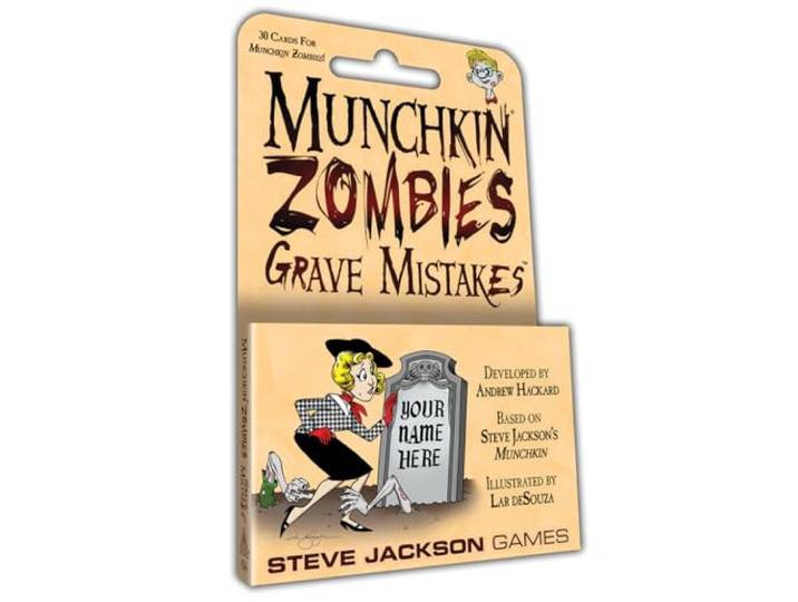 Steve Jackson Games Munchkin Zombies Grave Mistakes Card Game English