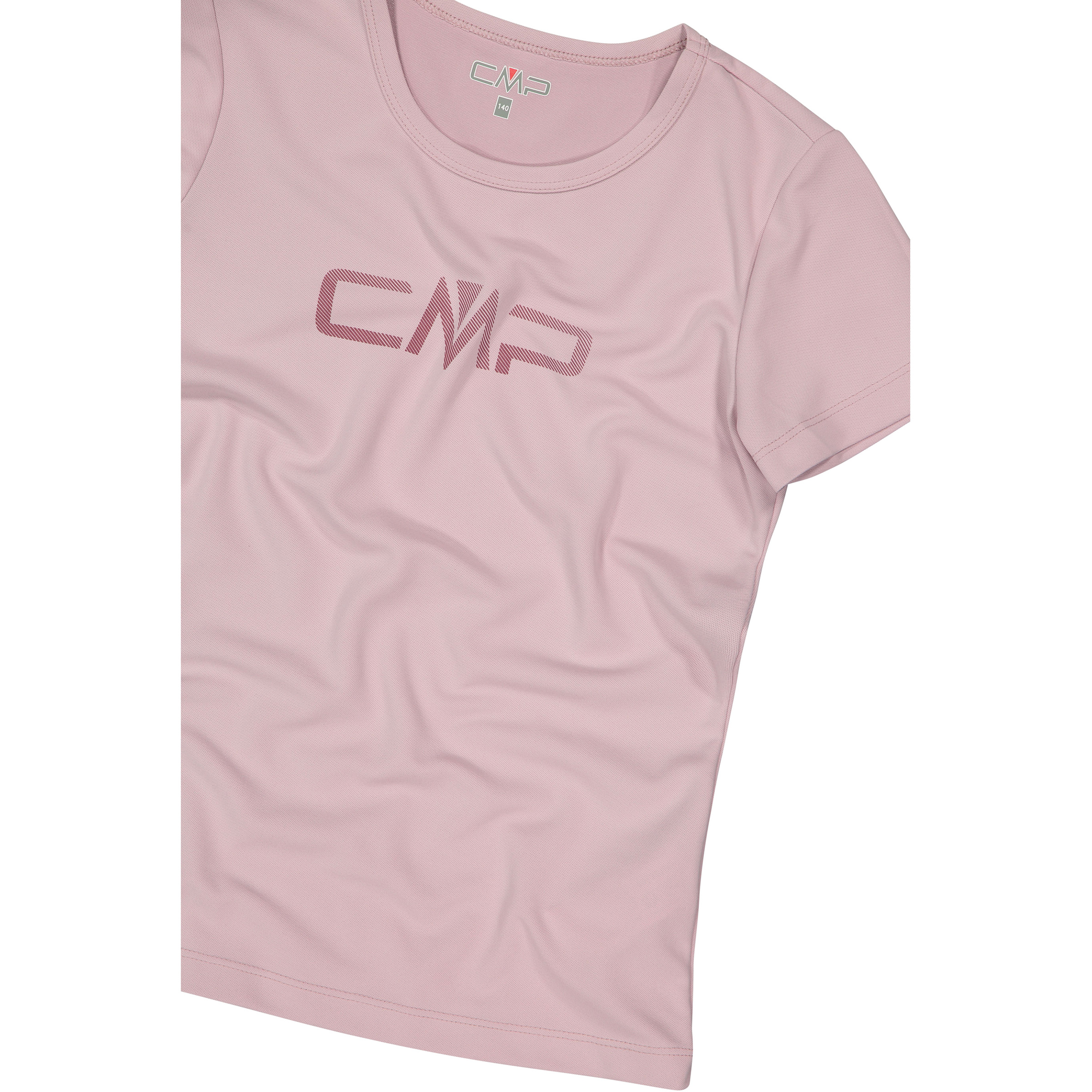 CMP Print Kinder T-Shirts rosa Größe 176 Trekking Geruchsneutralisierend