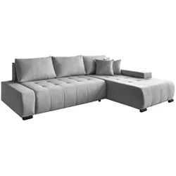 ECKSCHLAFSOFA Draco L Hellgrau