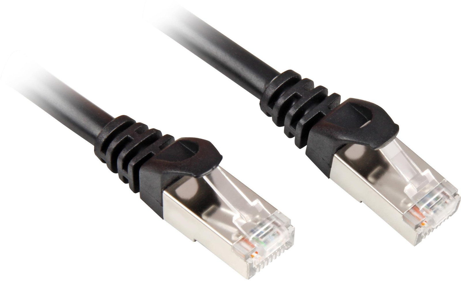 Sharkoon Netwerkkabel RJ45 Cat.6 SFTP zwart 25 cm