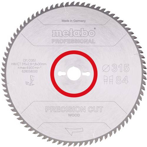 Metabo 628058000 Kreissägeblatt 315mm 1St.