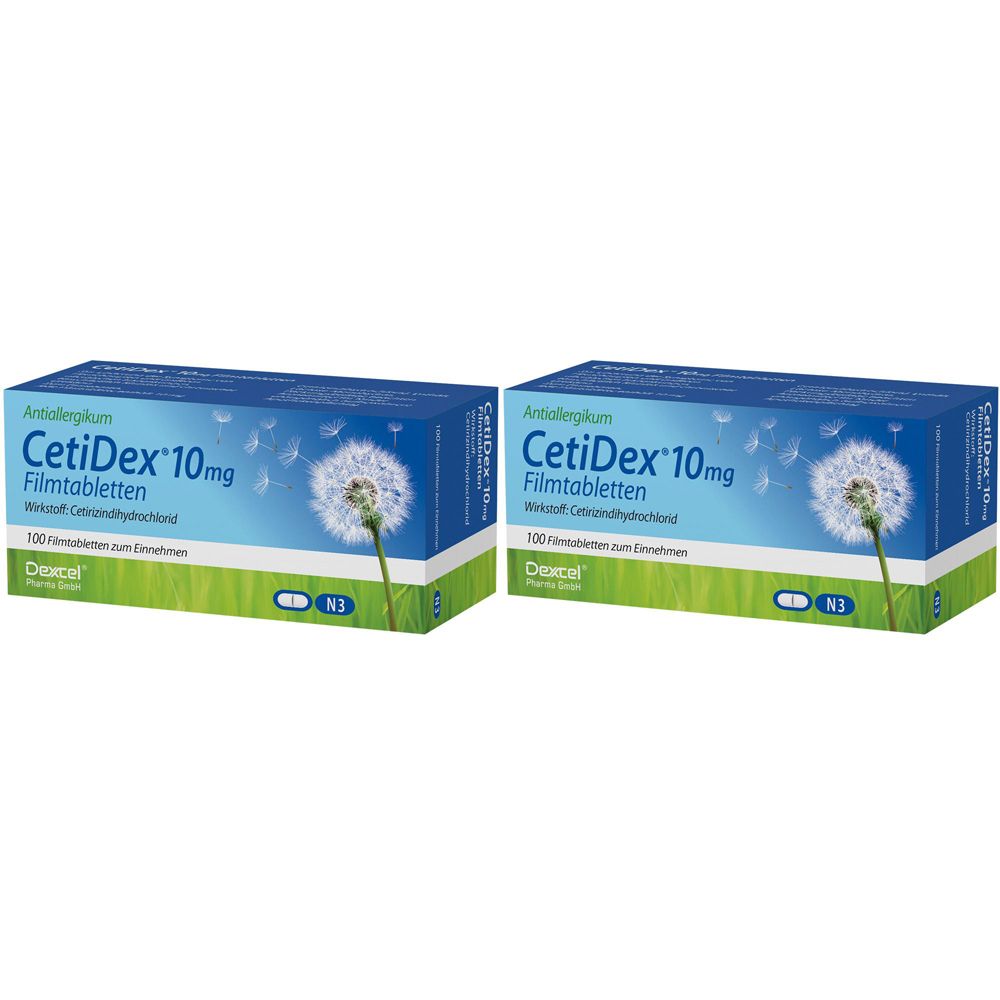 Cetidex 10Mg Doppelpack 2x100 St Filmtabletten