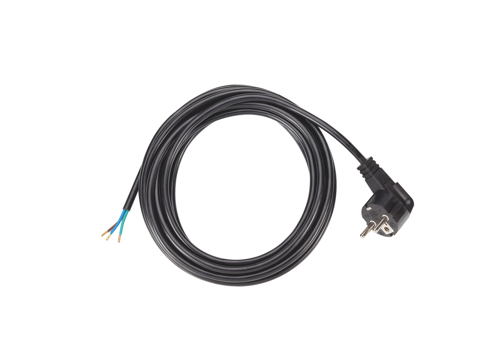 Bachmann aansluitkabel H05VV-F 3G1,0, 2m, zwart