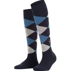 BURLINGTON Marylebone Damen Kniestrümpfe, Größe 36 in Blau Blau