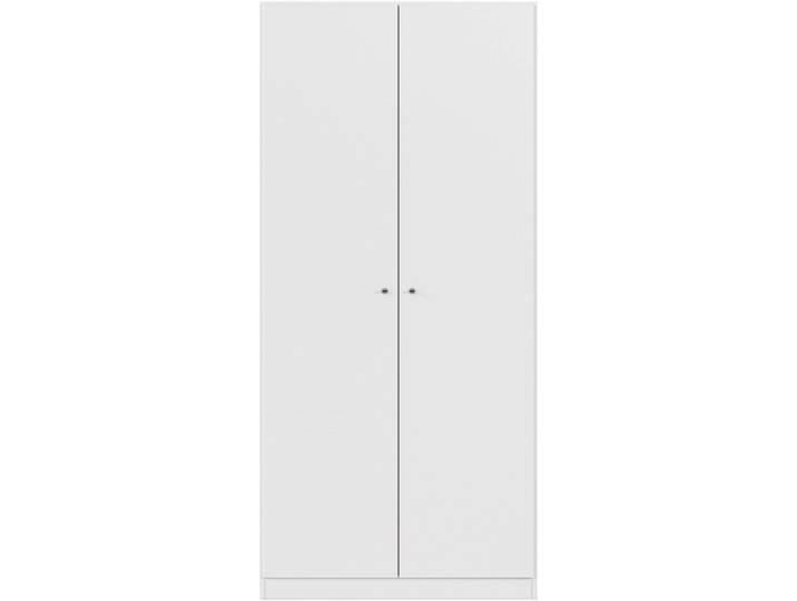 Kleiderschrank RAUCH Schrank Garderobe Garderobenschrank Putzschrank Wäscheschrank BERGHEIM , weiss (alpinweiß), B:91cm H:197cm T:54cm, Holzwerkstoff, Schränke, Kleiderschrank, viel Stauraum, abschliessbar mit insgesamt 4 Schlüsseln MADE IN GERMANY