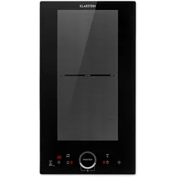 Delicatessa Slim Domino Induktionskochfeld 3500W Timer schwarz