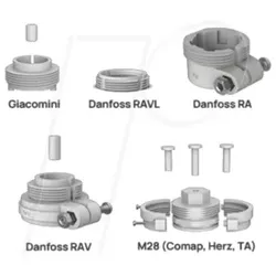 MIL WT101AKT3015 - Adapter Kit für Heizkörperventile