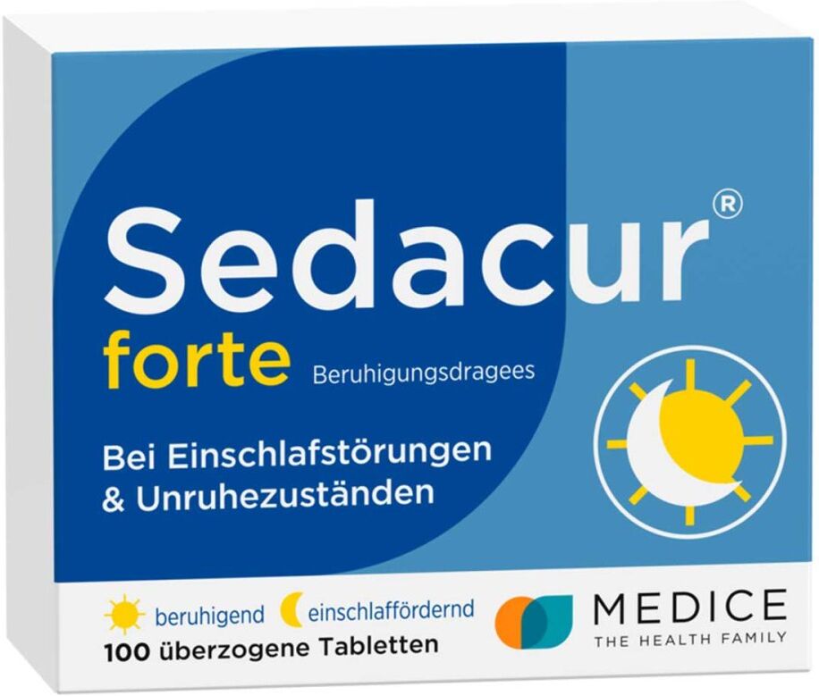Sedacur forte bei Einschlafstörungen & Unruhezuständen