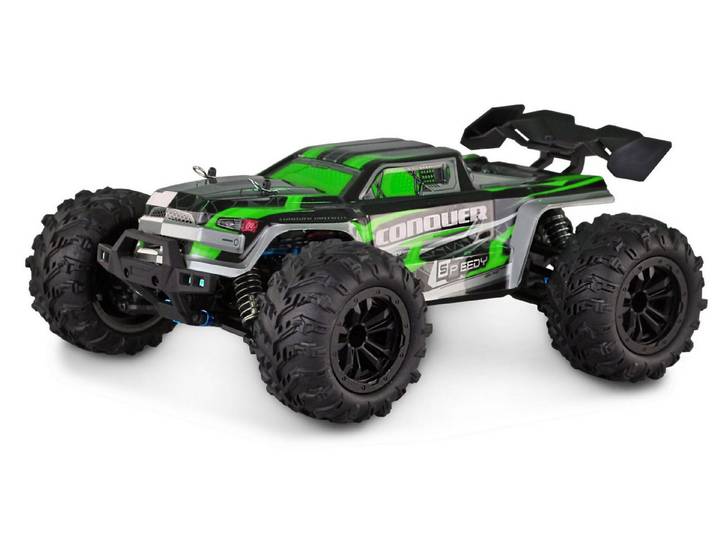 Amewi RC-Bagger Amewi Conquer Race Truggy brushed 4WD 1:16 RTR grün