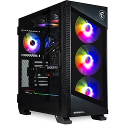 Greed MK5 PRO INTEL - Gaming PC (2000 GB, 32 GB, Intel Core i9-12900KF, GeForce RTX 5080), PC, Schwarz