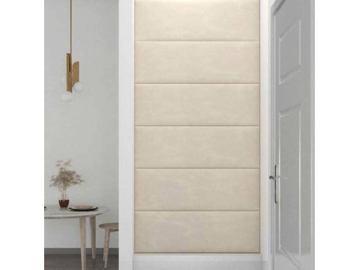NEW 2026 Tête de lit murale 12 pc Crème Velours 11.6 kg FR77954
