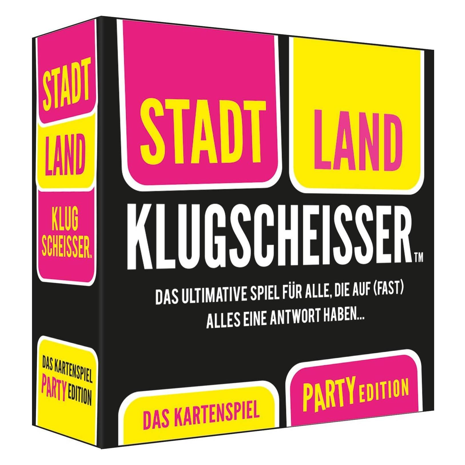 Kylskapspoesi Klugscheisser Stadt Land Party (Deutsch, 2 - 8 Spieler) (430349)