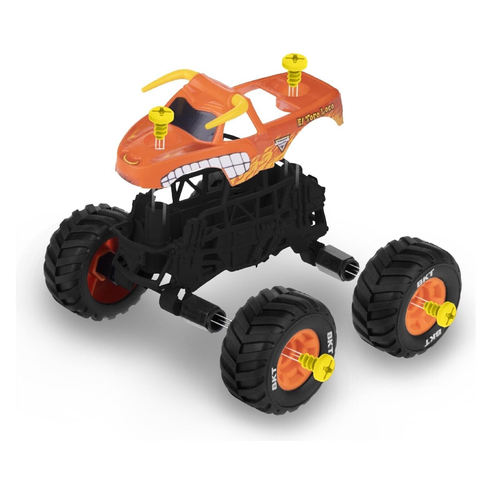 Monster Jam Mechanix 1:43 Build N ReBuild 4 pk (AMOS5004554)