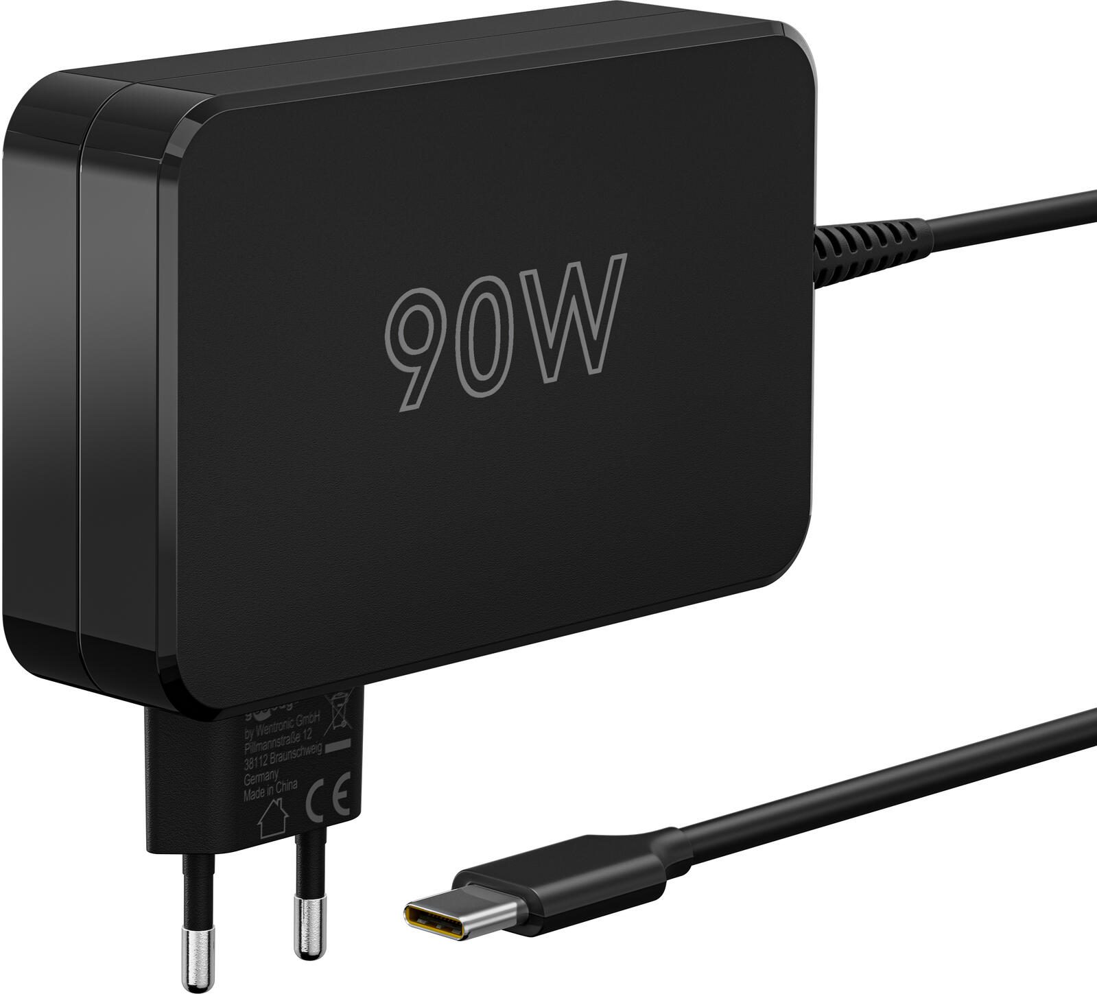goobay 90W USB-C Netzteil, schwarz 65420