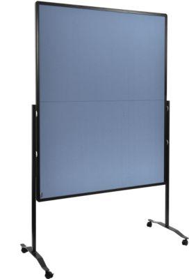 Moderationswand Legamaster PREMIUM PLUS klappbar, Textil, blaugrau