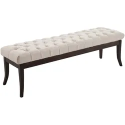 CLP Sitzbank Ramses Stoff antik-dunkel 150   Farbe: creme, Größe: 150 cm