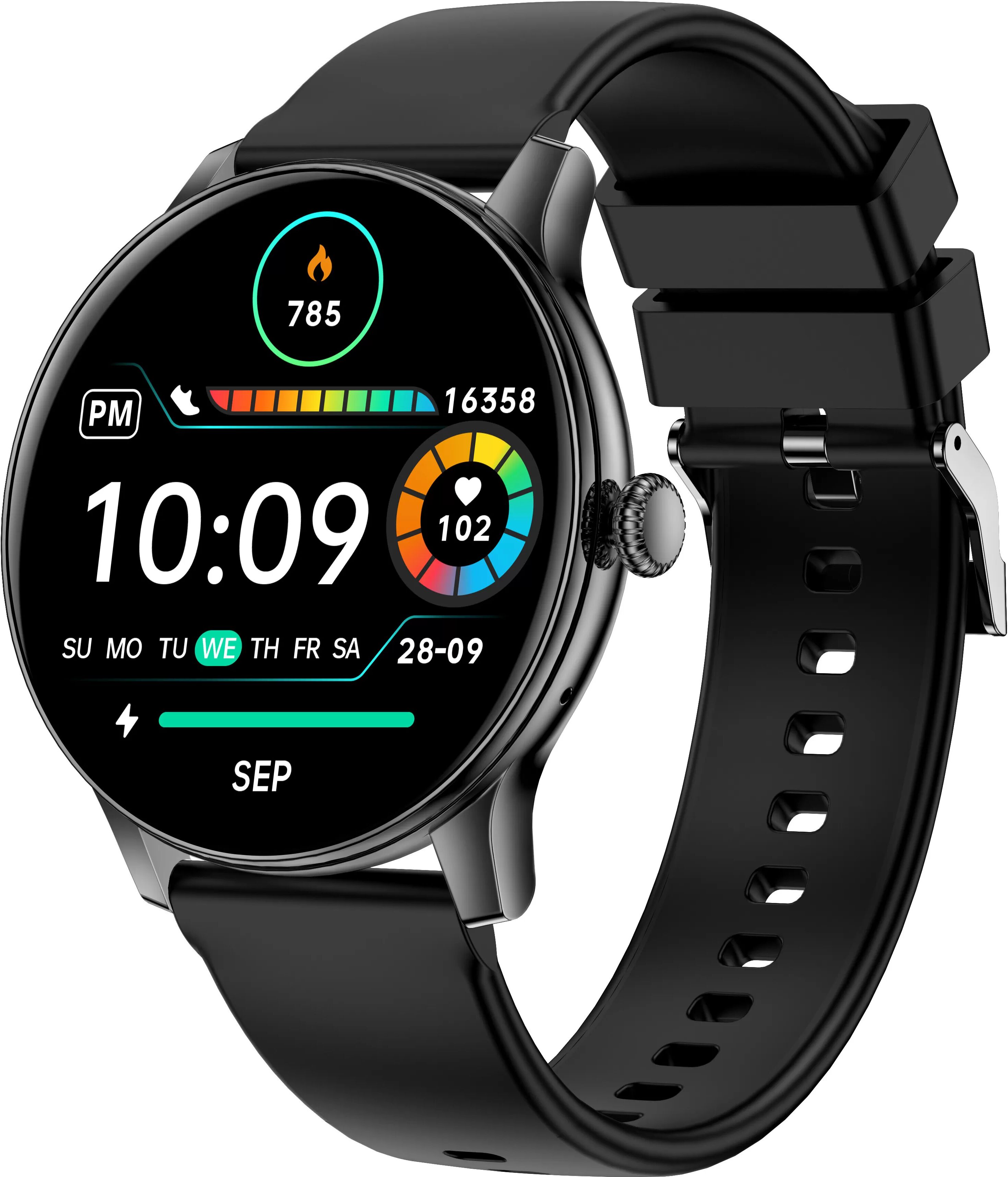 INF Smartwatch mit Fitness-Tracker, Herzfrequenz- und Schlafüberwachung