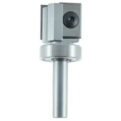 ENT Wendeplatten-Bündigfräser HW mit Kugellager am Schaft / Z2 22 mm