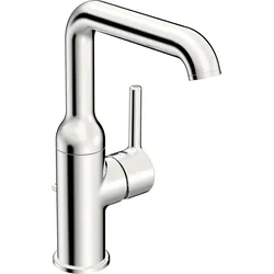 HANSA HANSAVANTIS Style Waschtischbatterie, schwenkbarer Auslauf, mit Ablaufgarnitur, Ausladung 147mm, chrom, 54542207