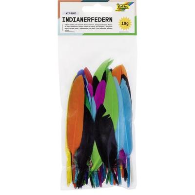 Folia Bastel-Federn Mix 10g farbig