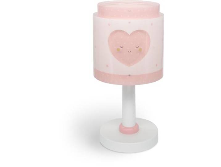 Dalber Kinder Tischlampe Baby Dreams Rosa Herz 76011NS G4 LED