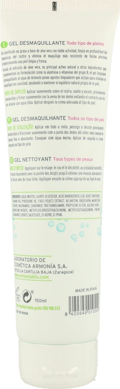 Armonia Armonía gel Desmaquillante 150 ml