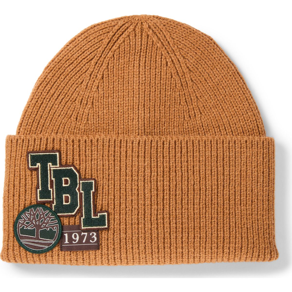 Timberland Mens Layered Patch Beanie wheat OS TB0A67RA2311-OS