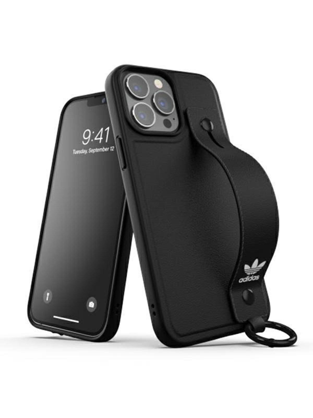 Adidas OR Hand Strap Case for iPhone 13 Pro Max - Black