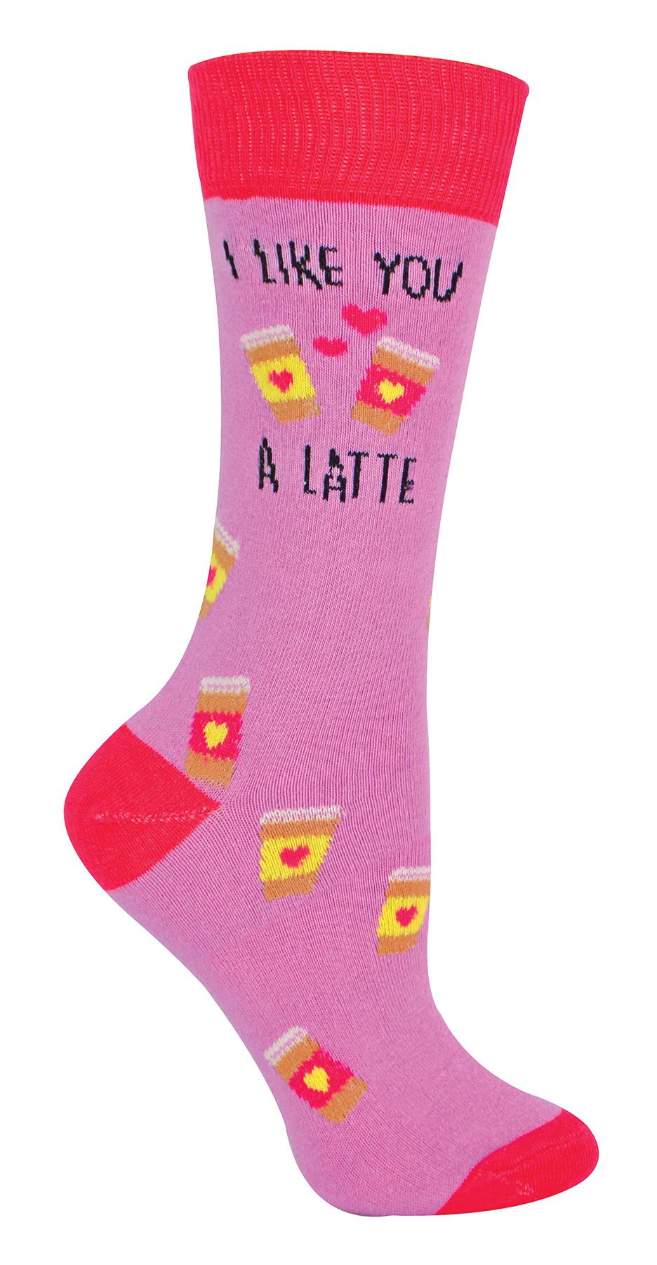 Urban Eccentric - I Like You A Latte NieuwigheidSokken - Ik Vind Je Een Latte Leuk