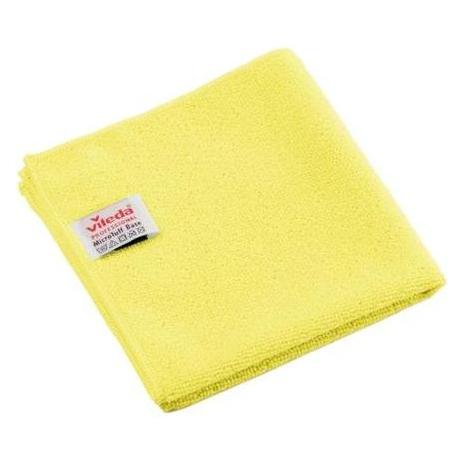 Vileda Professional MicroTuff Base Microfasertuch - 5 Stück - Gelb (5 Stk.) (169913)