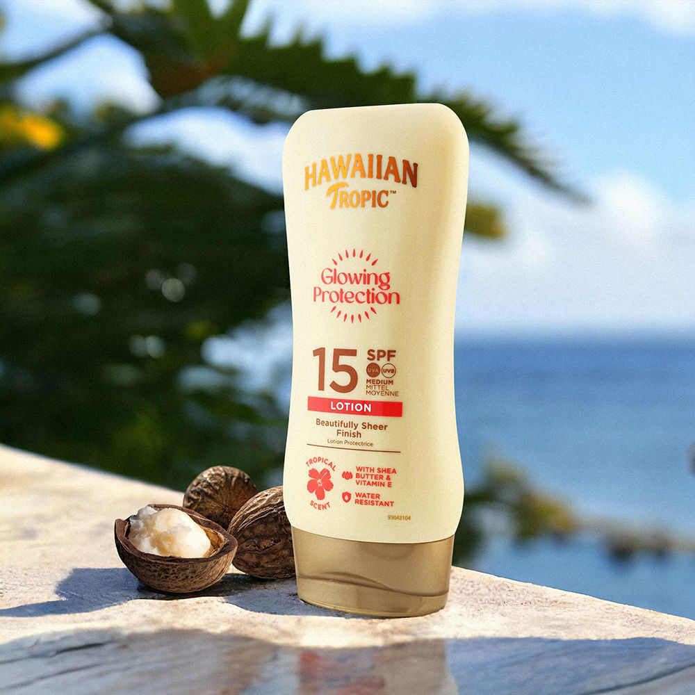 Hawaiian Tropic Glowing Protection ultra radiance sun lotion SPF15 180 ml