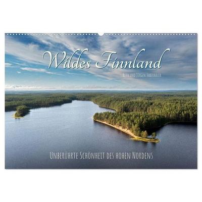 Wildes Finnland (Wandkalender 2027 DIN A2 quer), CALVENDO Monatskalender