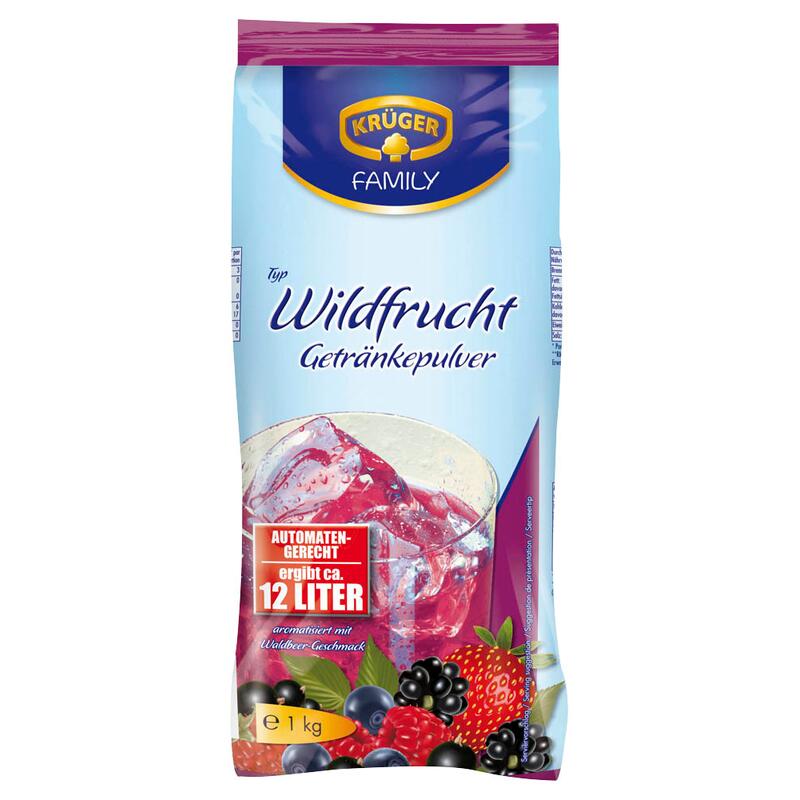 KRÜGER FAMILY Wildfrucht Getränkepulver 1,0 kg 711473007