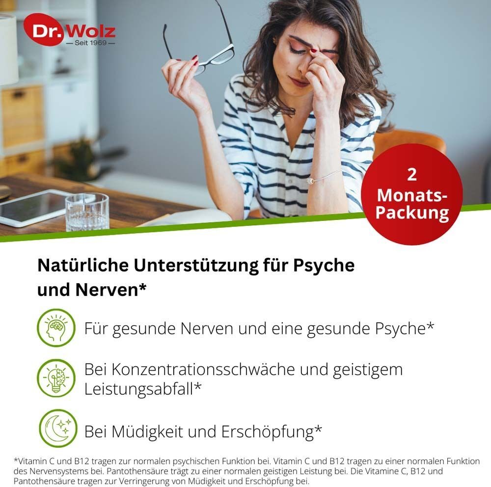 Dr. Wolz SAFRAN+RHODIOLA-Extrakt Dr.Wolz Kapseln 120 St