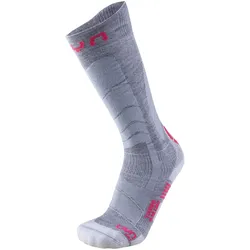 UYN Touring Skisocken Damen silver/fuchsia 35-36