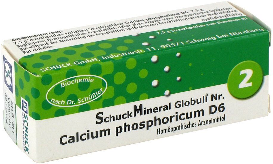 Schuckmineral Globuli 2 Calcium phosphoricum D6