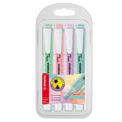 Textmarker STABILO swing cool, Pastell Edition