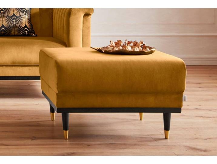 Home affaire Hocker Chamby, mit Holzrahmen unten