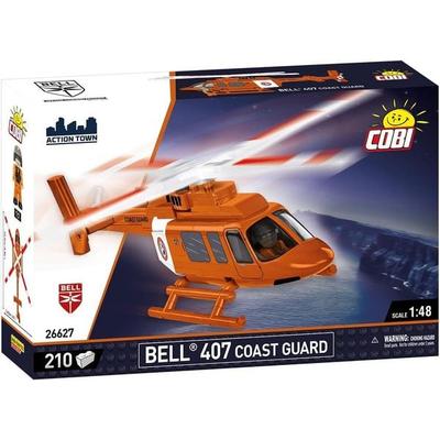 COBI Action Town 26627 - Bell 407 Coast Guard, Bausatz 1:48, 210 Klemmbausteine