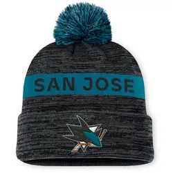 Fanatics Pro Rink Beanie mit POM | San Jose Sharks