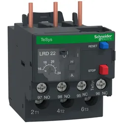 Schneider Electric LR3D226 Motorschutzrelais, 16-24A, 1S+1Ö, Klassse 10, kein Differenzialschutz