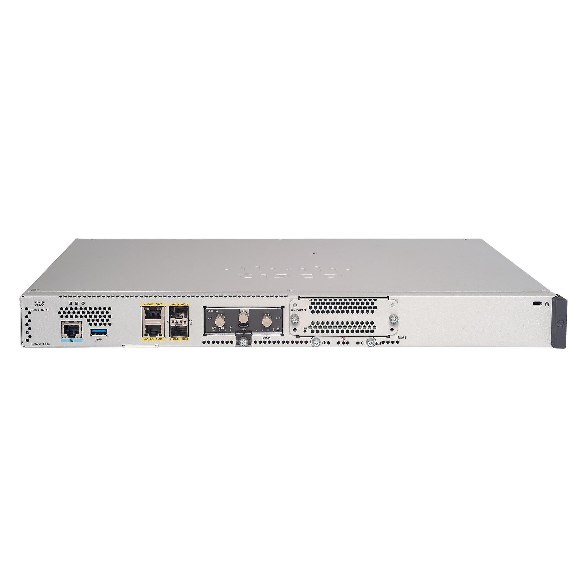 Cisco Catalyst C8200-1N-4T Router: - 8GB (C8200-1N-4T)